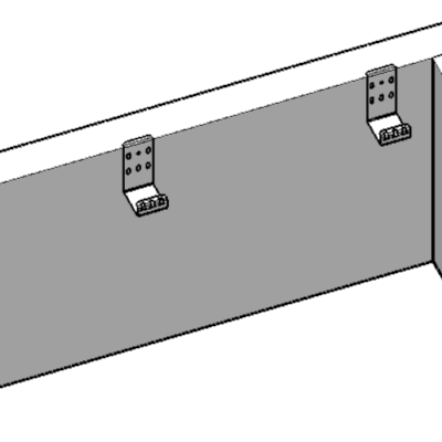 Fallschutzgitter Abbildung 1 - Einbau Konsolenunterteil in Sockel